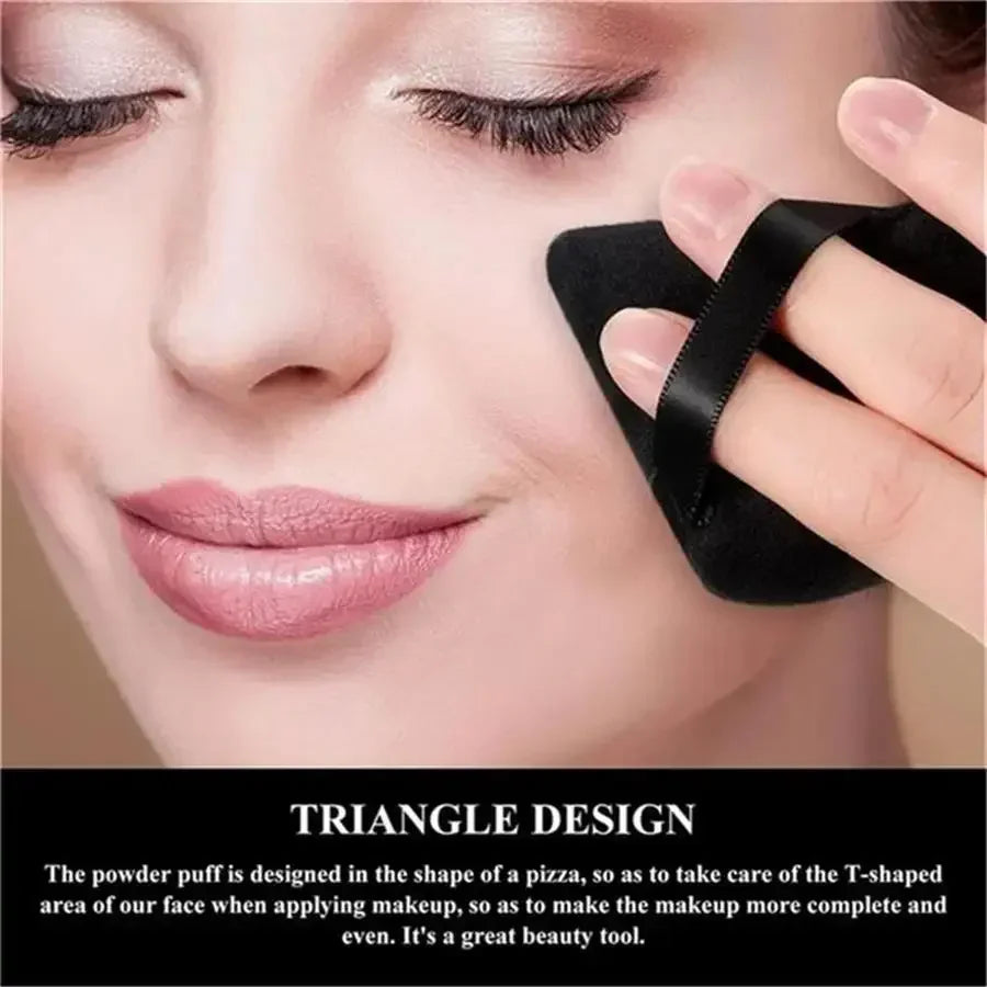 Triangle Cosmetic Powder Puff Set for Flawless Makeup - Smarsty