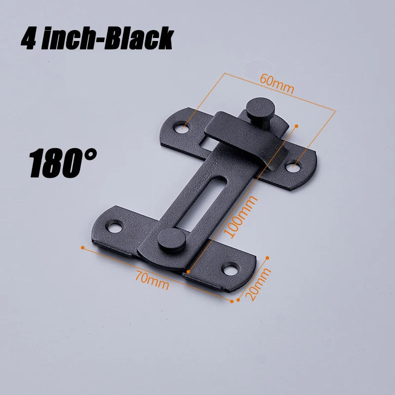 Sliding Barn Door Latch Sliding Right Angle Door Latch Door Bolt Wine Cooler Closet Window Door Latch Plug Baby Safety Latch - Smarsty