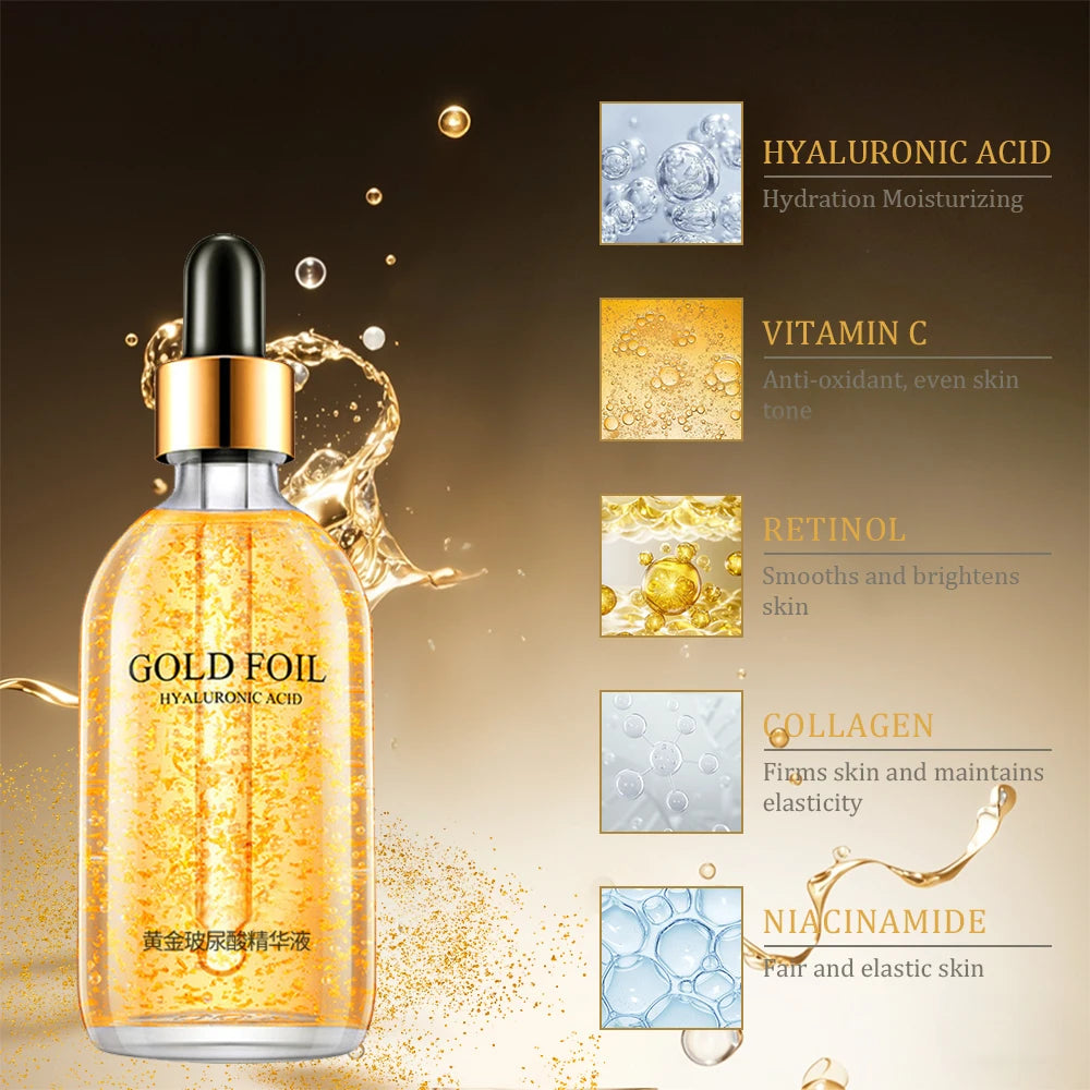 24k Gold Hyaluronic Acid Anti Aging Serum for Youthful Skin - Smarsty