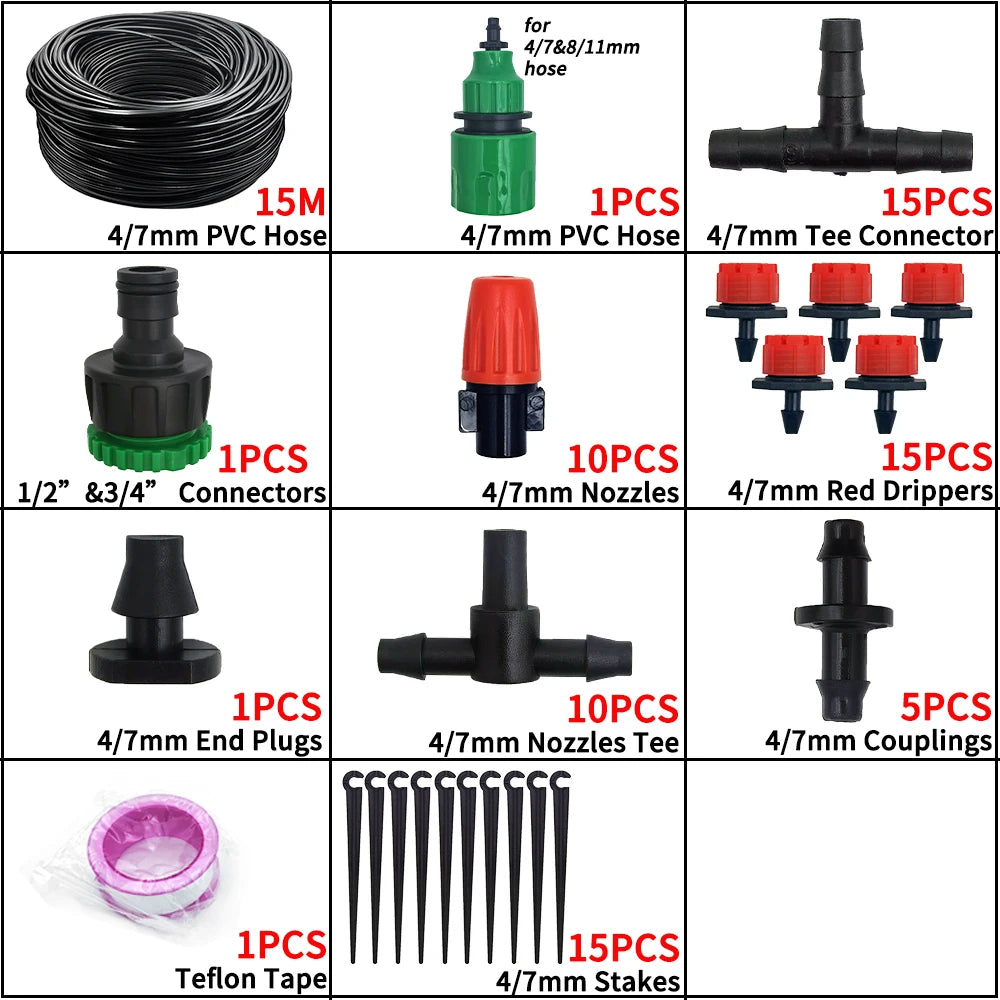 Automatic Drip Watering Kit for Efficient Garden Irrigation - Smarsty