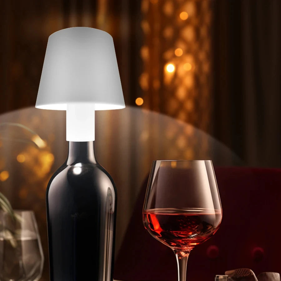 LED Table Lamp for Wine Bottles with Touch Control - Smarsty