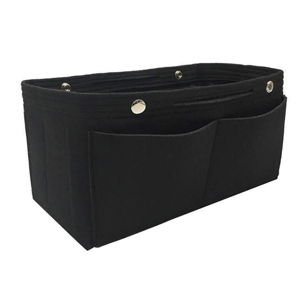 Women's Organizer Handbag Felt Travel Bag Insert Liner Purse Organiser Pouch