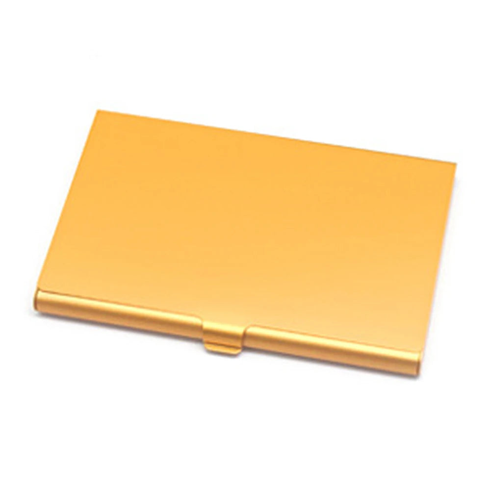 Creative Business Card Case Aluminum Alloy Bank Credit ID Card Wallet Name Card Holder Metal Box Cover Card Holder Men Wallet