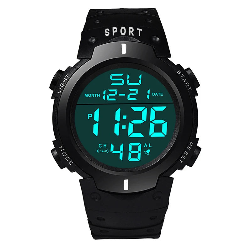 Men's Digital LED Sports Watch with Multi-Functional Features - Smarsty