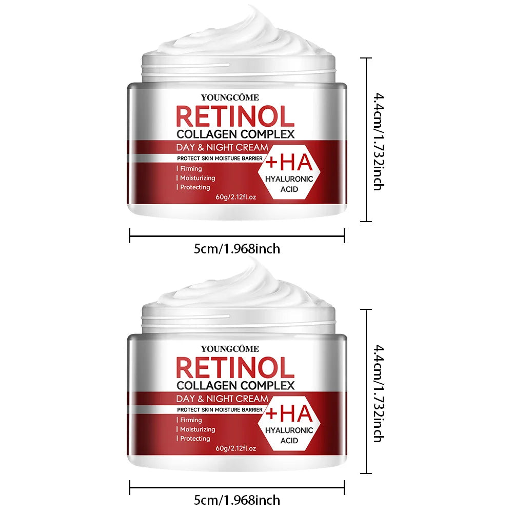 Retinol Collagen Facial Care Moisturizing Cream Deep Hydration Suitable for dry Aging Face Cream Moisturizing Skin Repair - Smarsty