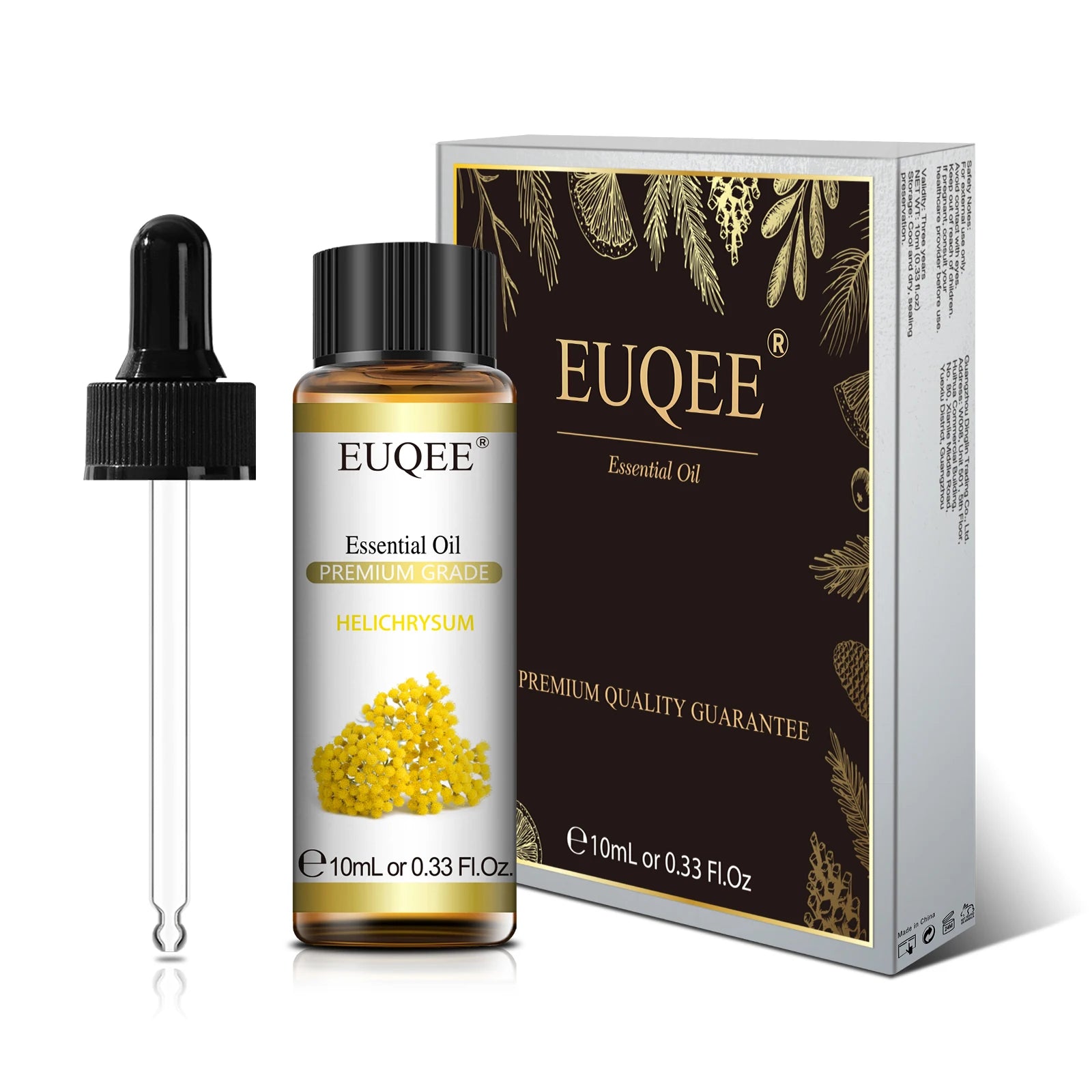 EUQEE 10ml Pure Natural Essential Oil Lavender Jasmine Eucalyptus Vanilla Sandalwood Sweet Orange Lemon Oregano Neroli Fragrance - Smarsty