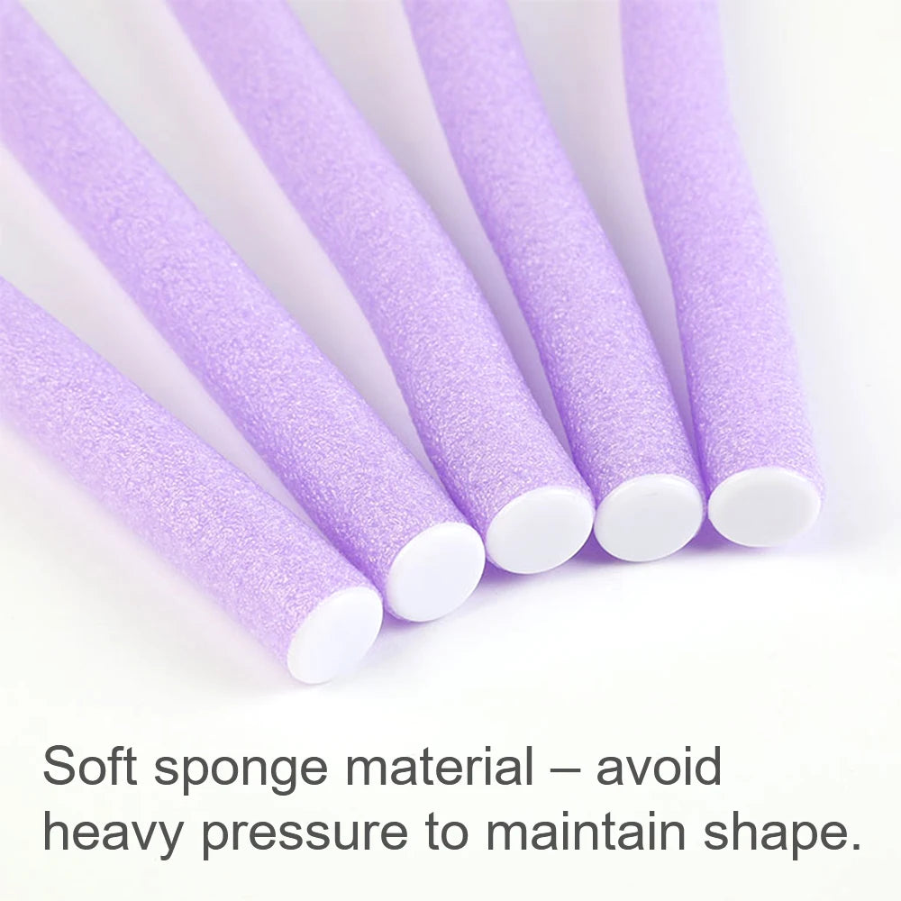 Colorful Sponge Curling Sticks for Gentle Hair Curls - Smarsty