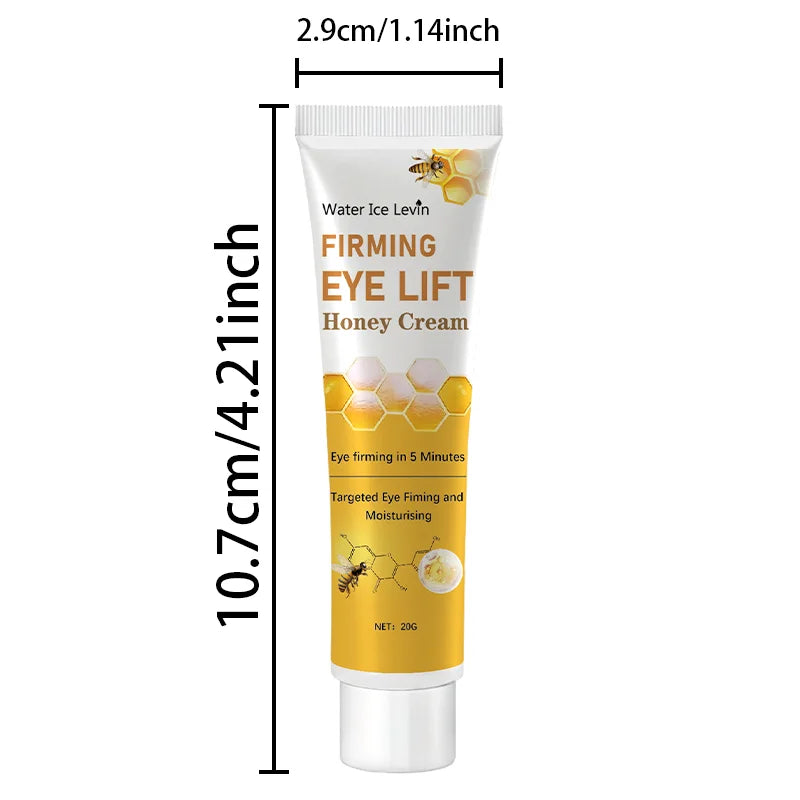 Honey Eye Cream lightens dark circles, firming skin Instant Eye Repair Essence Eye Beauty treatment - Smarsty