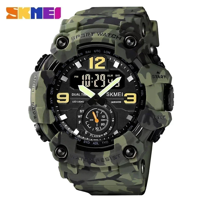 Skmei 1637 Waterproof Sport Wristwatch with Dual Movement - Smarsty