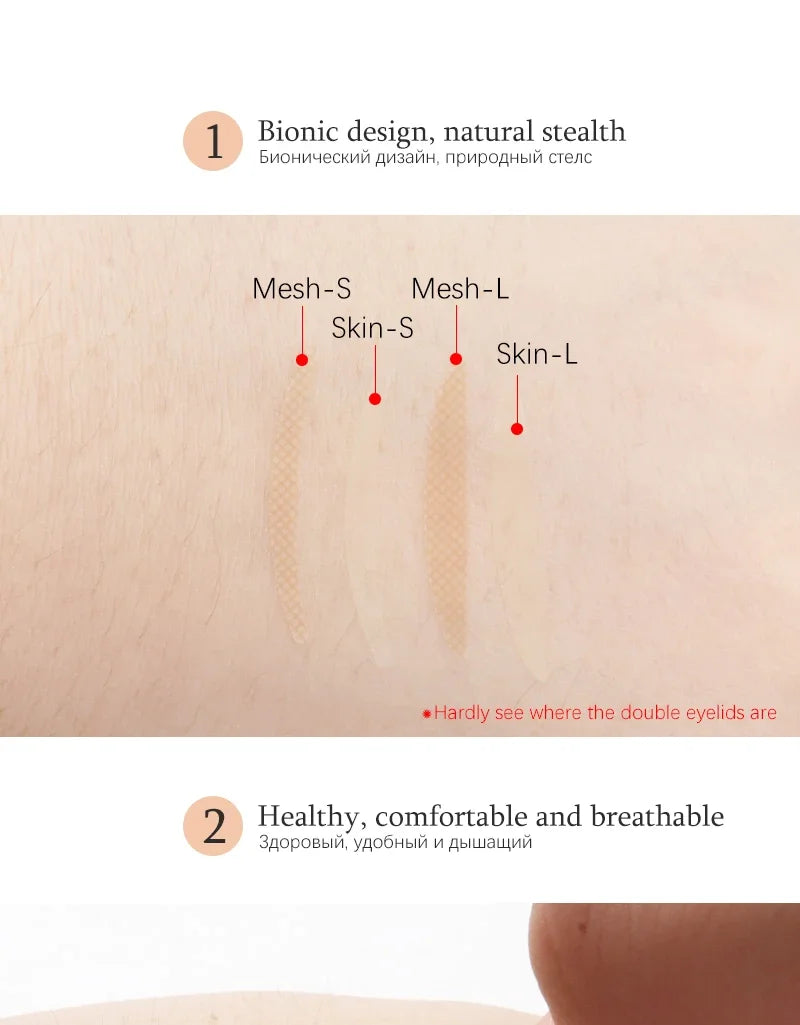 600 Pcs Double Fold Eyelid Tape For Invisible Lifting - Smarsty