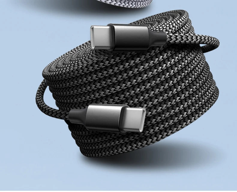 Type C to Type C PD 60W Fast Charging Cable Type C 3m 5m 8m 10m Extending Data Cable for iPhone 15 Pro Max Huawei Xiaomi Samsung - Smarsty