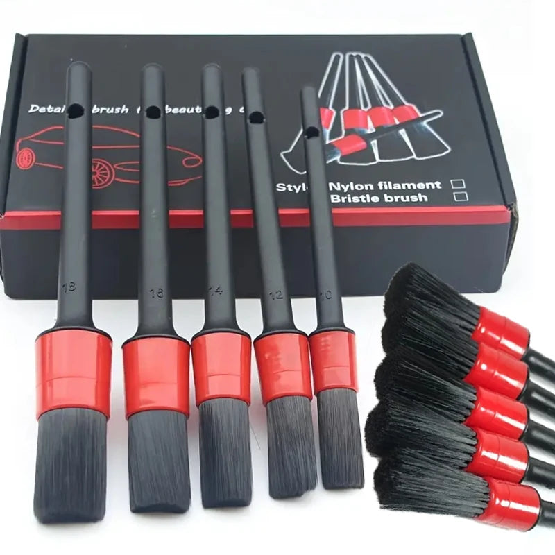 Car Detailing Brush Set For Dashboard And Vents Cleaning - Smarsty