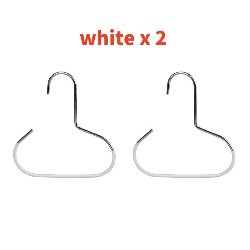 1-5pcs Circle Ring Hat Hanger Non-marking Non-slip Hat Storage Hook Closet Bedroom Saving Space Scarf Towel Tie Hanging Rack by Smarsty