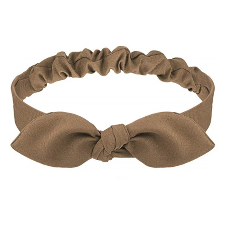 Boho Soft Elastic Headband For Women Vintage Cross Knot - Smarsty