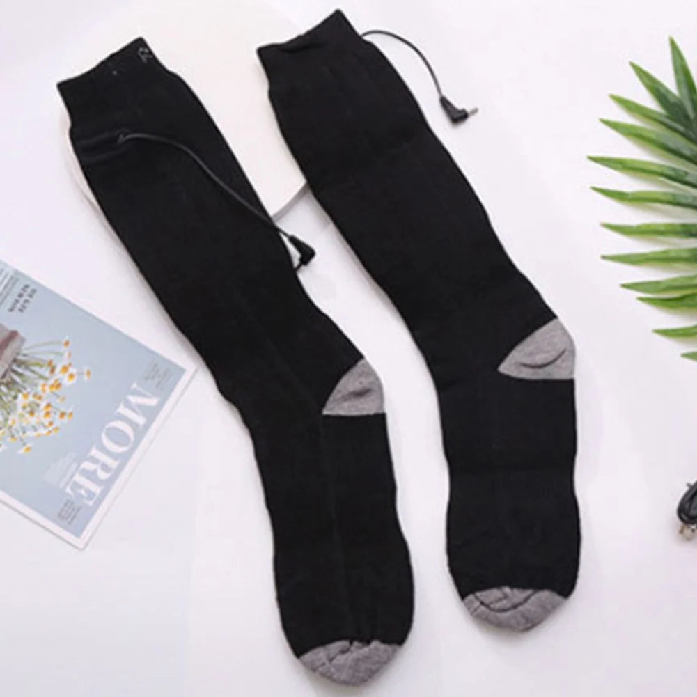 Electric Heating Socks 3 Mode Rechargeable Anti-Cold Thermal Heated Foot Warmer For Outdoor Camping Ski Sport Winter(no battery)