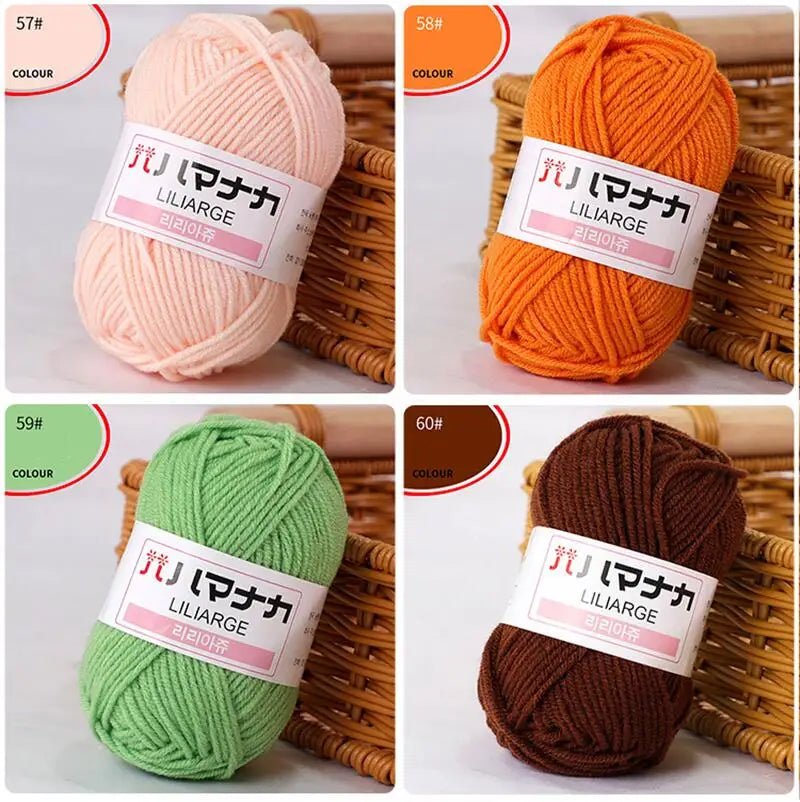 Soft Cotton Knitting Yarn for DIY Baby Sweaters - Smarsty