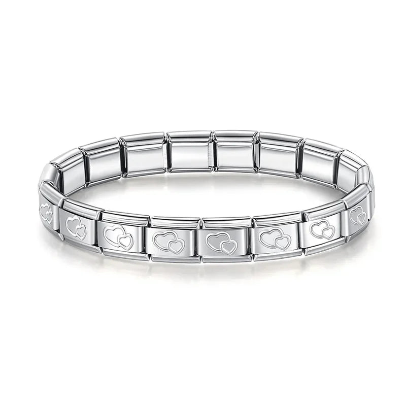 Hapiship Stainless Steel Charm Bracelet Women - Smarsty