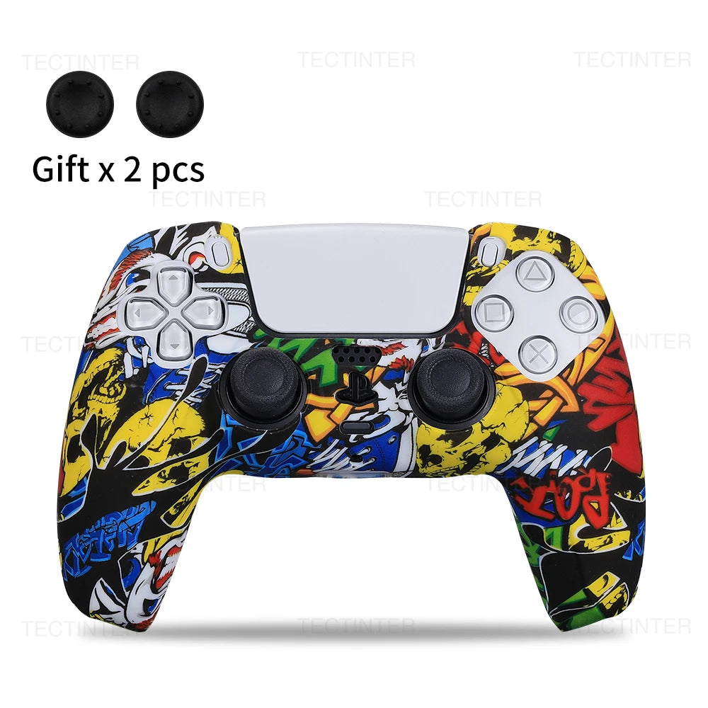 Silicone Protective Cover for PS5 Controller Anti-Slip Grip - Smarsty