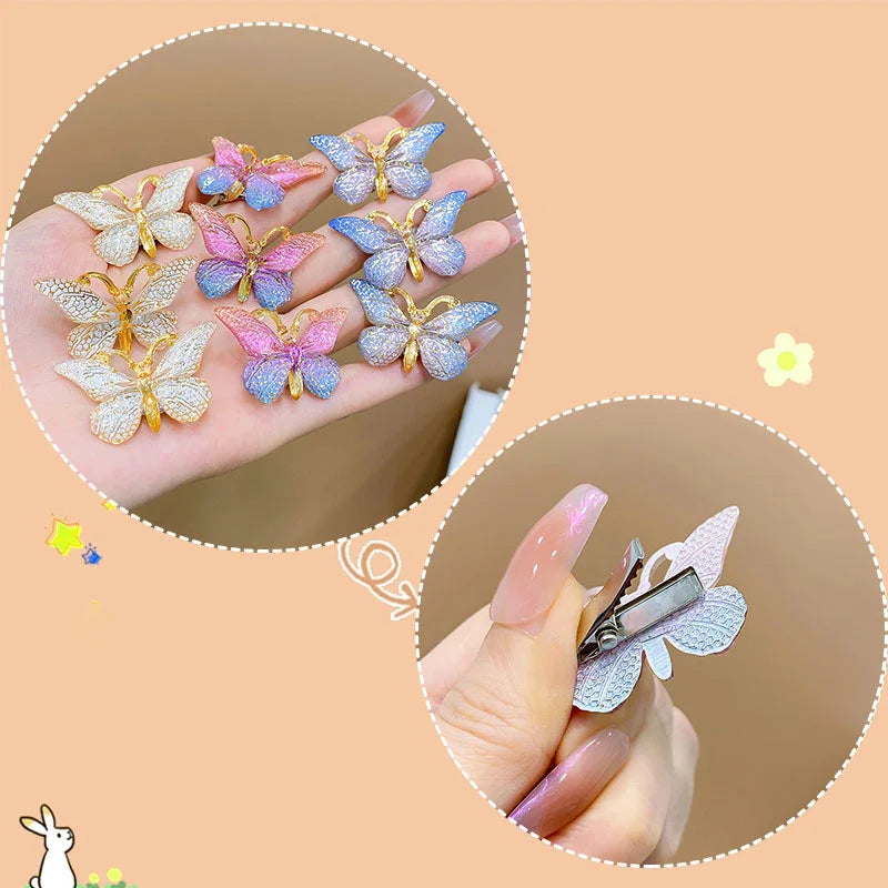 Cute Color Gradient Baby Hairpins Set for Girls - Smarsty