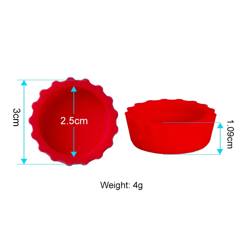 Candy Color Silicone Beer Bottle Caps for Home Brewing - Smarsty