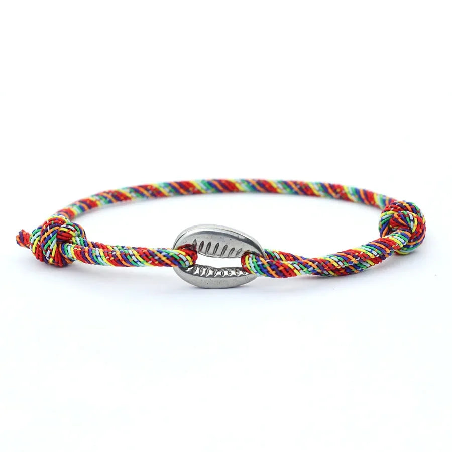 Handwoven Macrame Rope Bracelet for Men Adjustable Beach Style - Smarsty