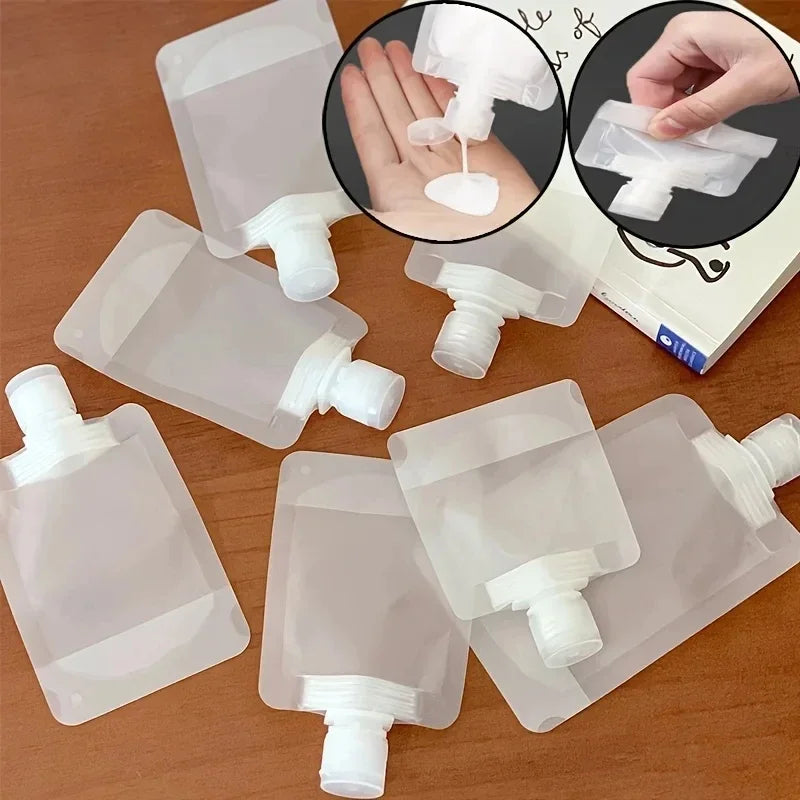 Travel Size Leak Proof Squeeze Pouches for Cosmetics - Smarsty