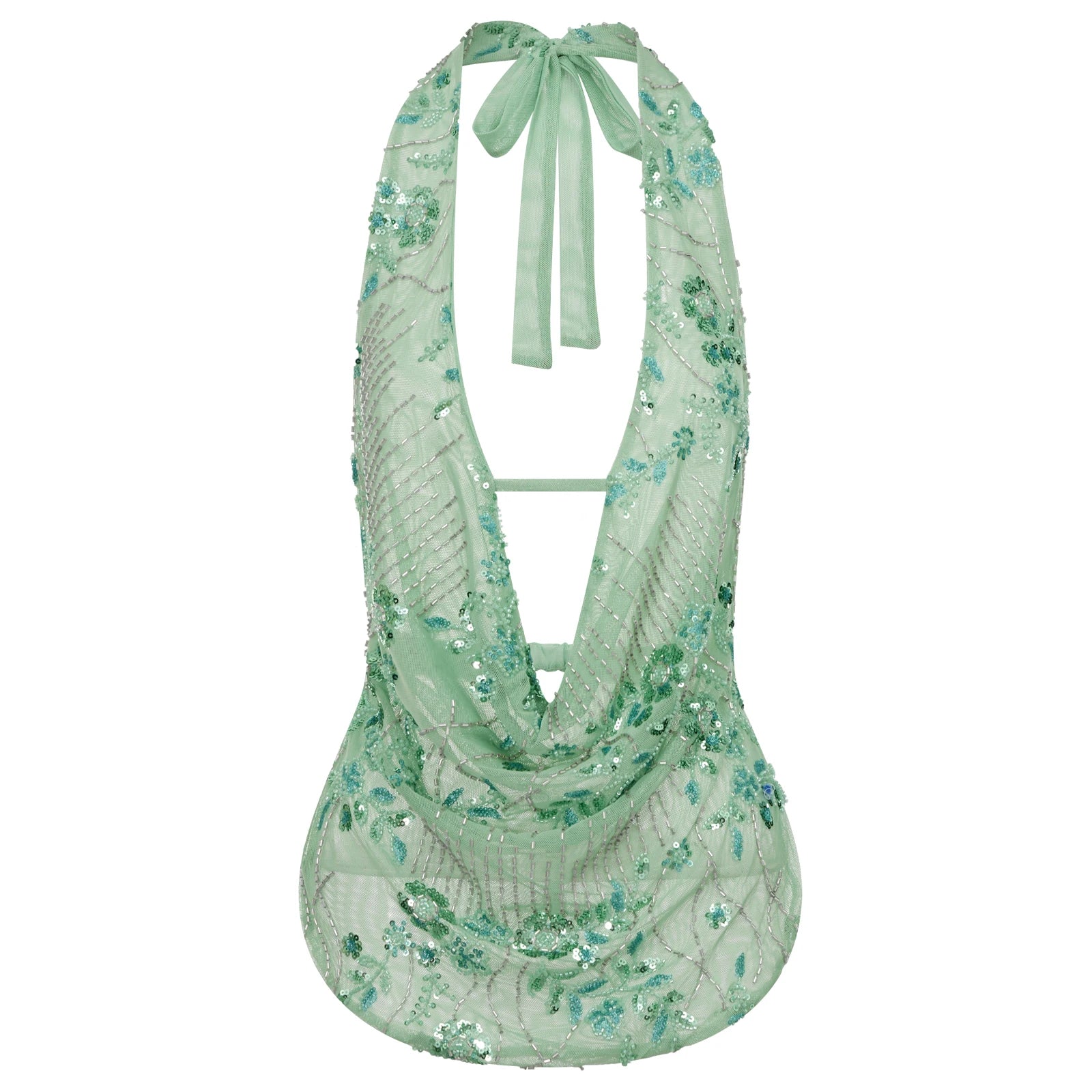 Sexy Deep V Neck Beach Tank Tops Women y2k Coquette Summer Sequins Patchwork Sleeveless Vest Vacation Backless Beach Tops
