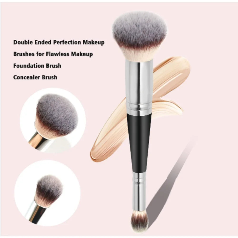 Double Head Professional Makeup Brush Set for Flawless Application - Smarsty