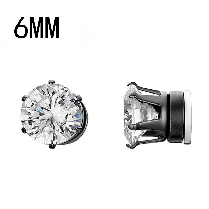 Crystal Strong Magnetic Clip Earrings Non Piercing - Smarsty