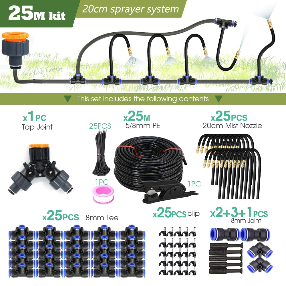 DIY Misting Cooling System for Garden Irrigation - Smarsty