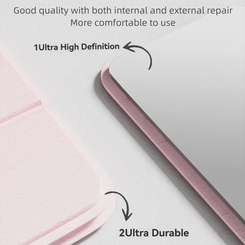 Portable Handheld Mini Makeup Mirror for Easy Travel - Smarsty