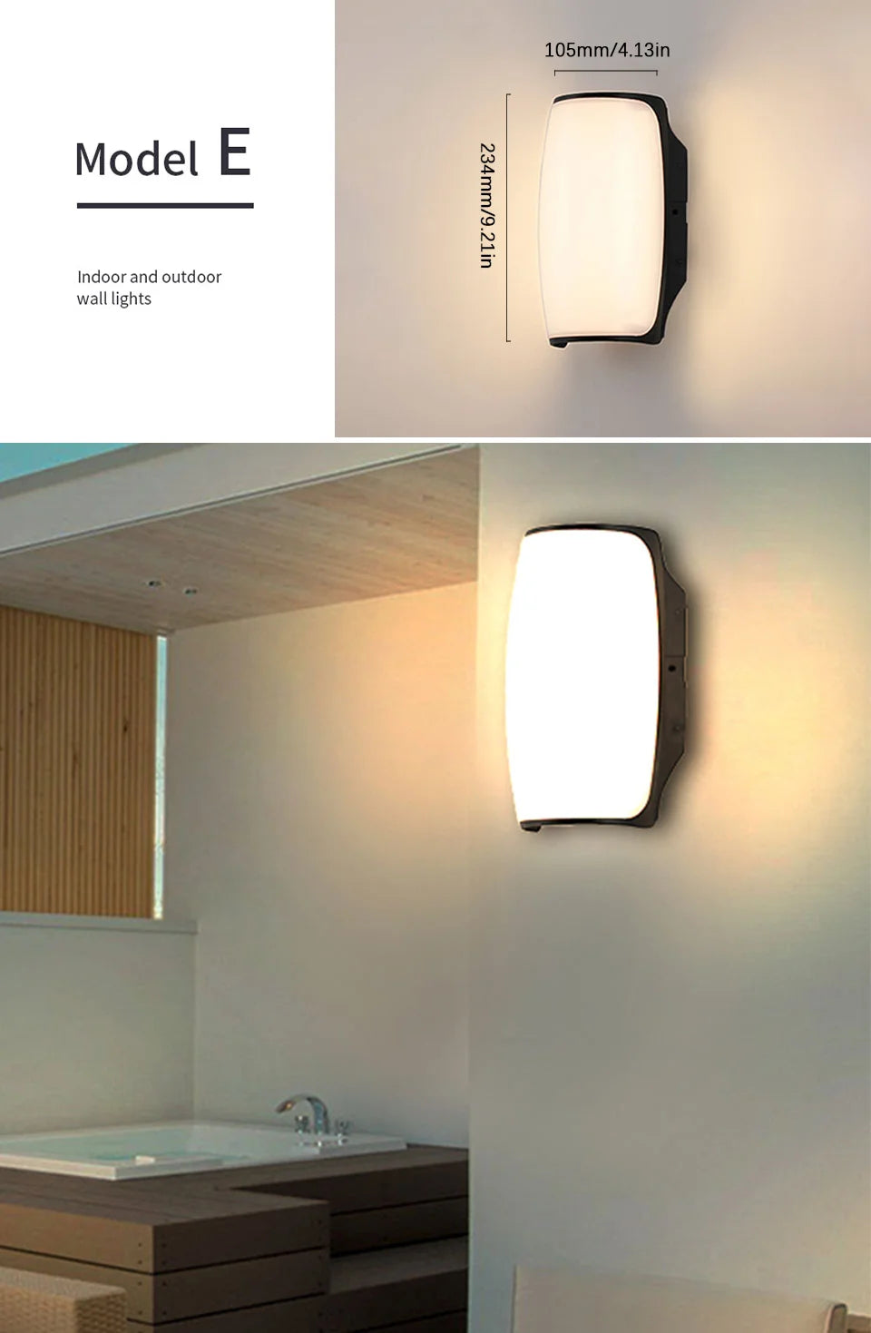 LED Outdoor Wall Light with Motion Sensor for Security - Smarsty