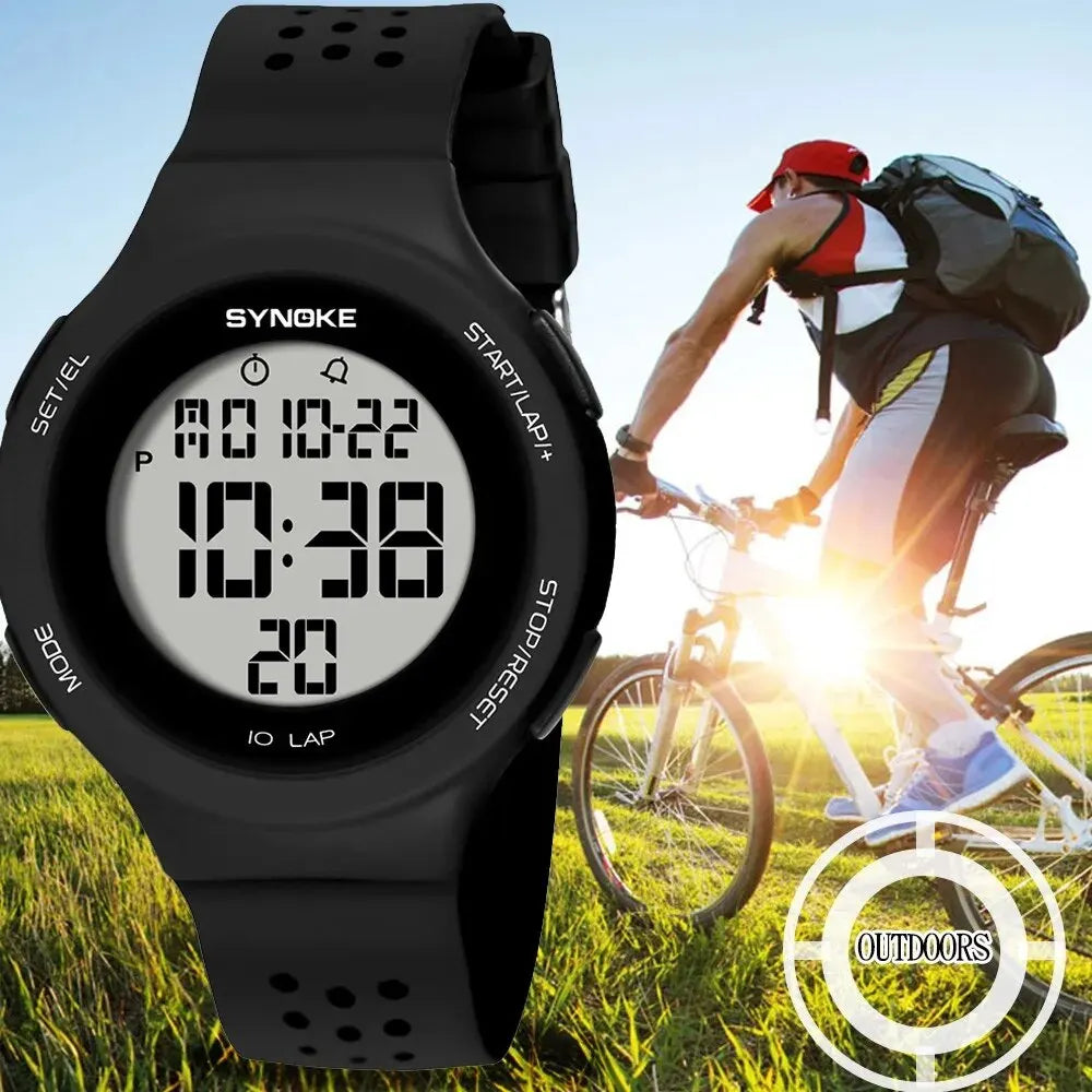Waterproof Outdoor Sport Watch for Men with LED Display - Smarsty