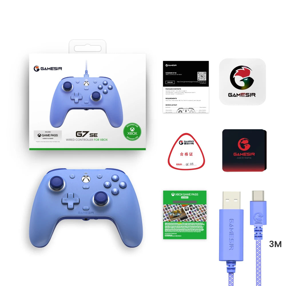 GameSir G7 SE Wired Xbox Gaming Controller with Hall Effect Joystick - Smarsty