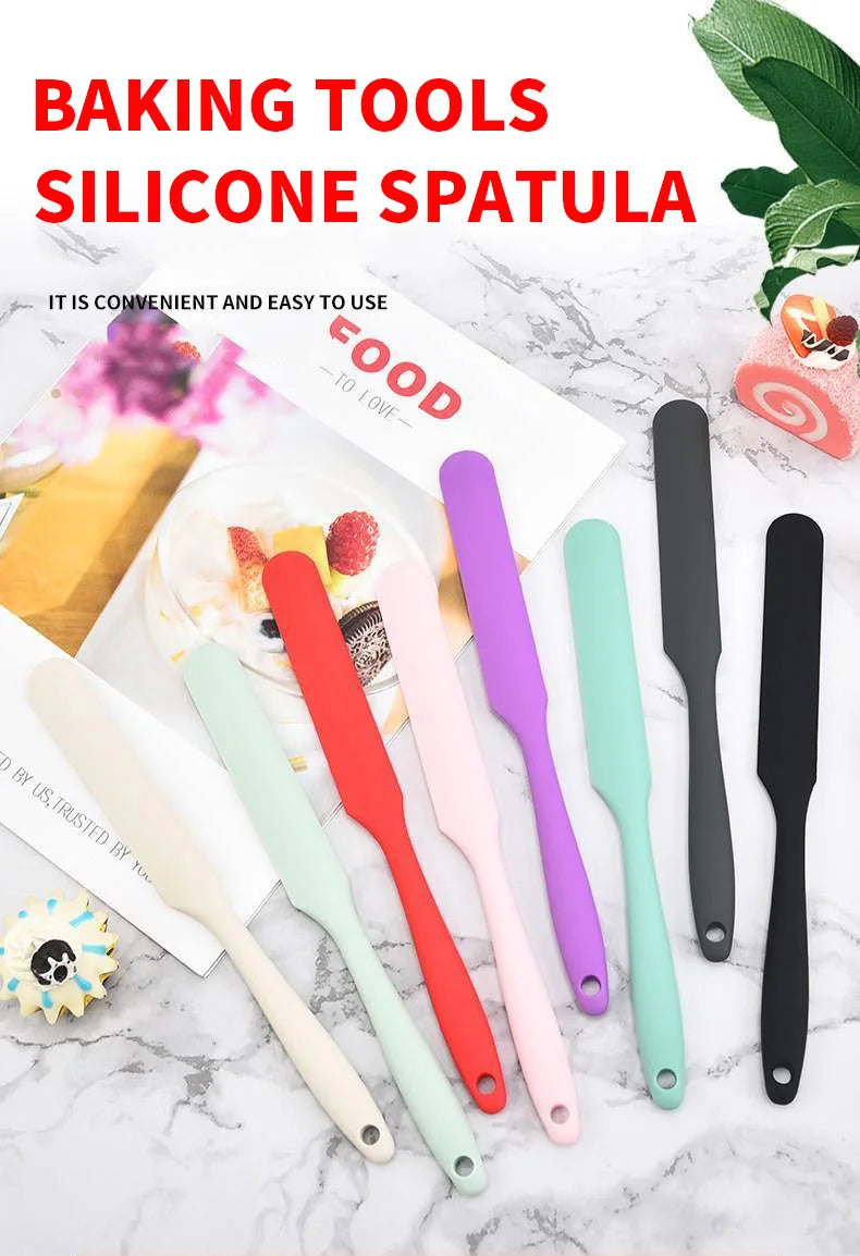 Heat Resistant Silicone Spatula for Baking and Mixing - Smarsty