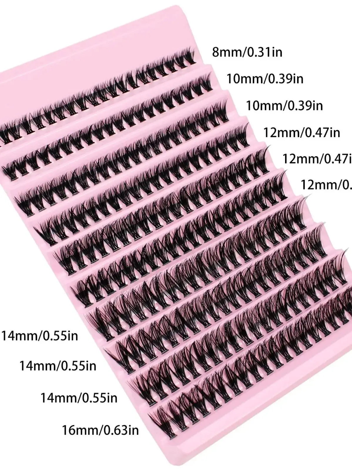MJ Individual Cluster Lashes for Natural Volume Extensions - Smarsty