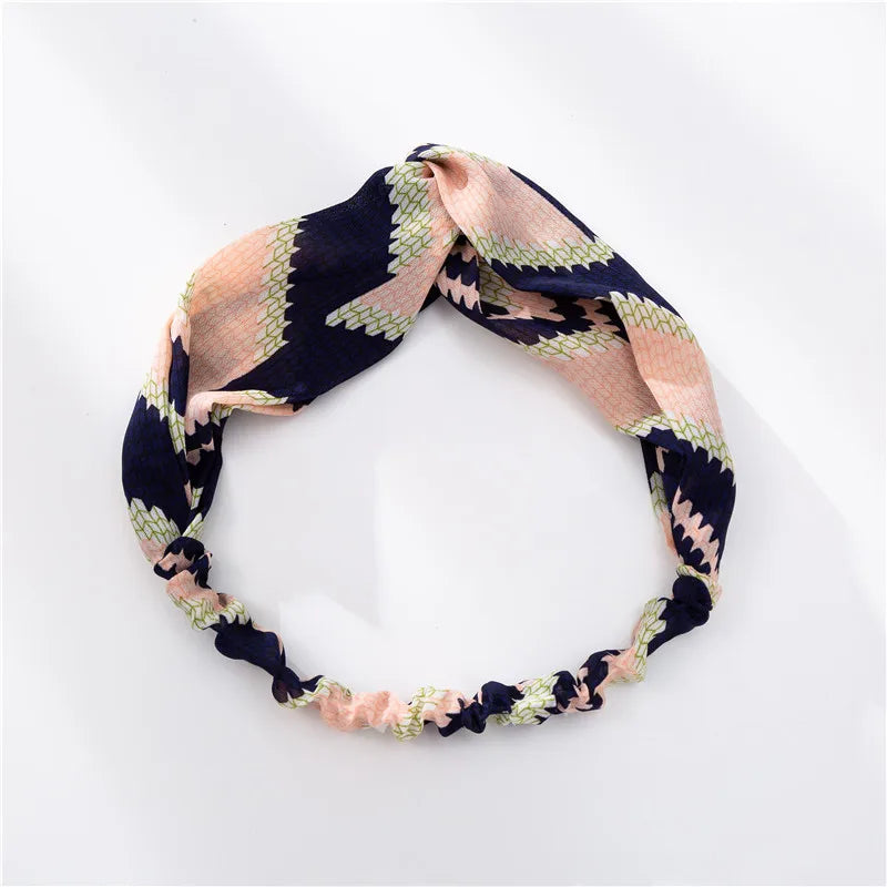 Bohemian Print Headbands For Women Vintage Turban Comfort - Smarsty