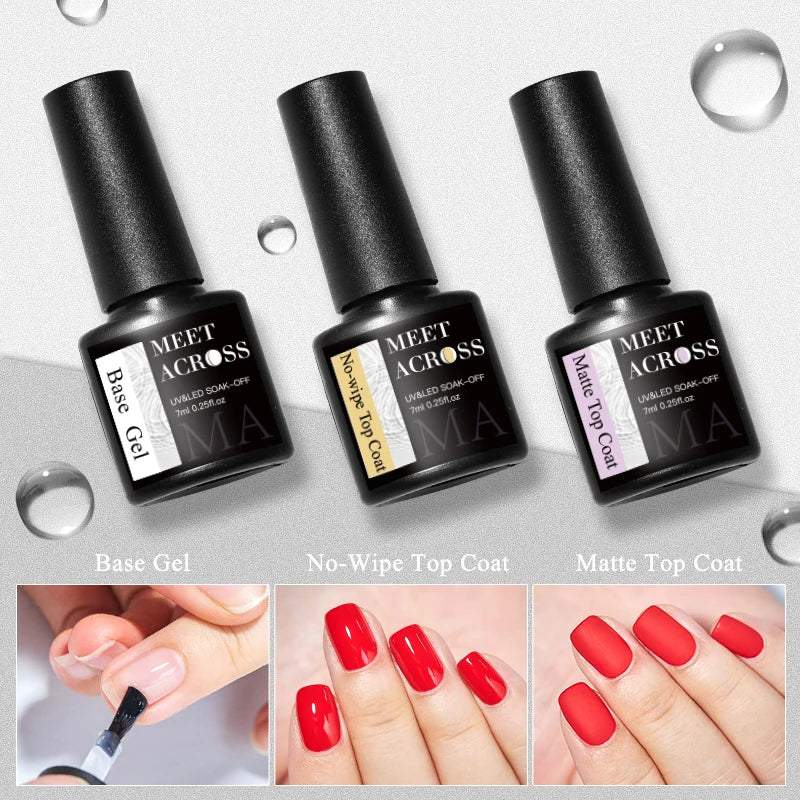 Meet Across UV Base Top Coat Gel Polish for Durable Manicures - Smarsty