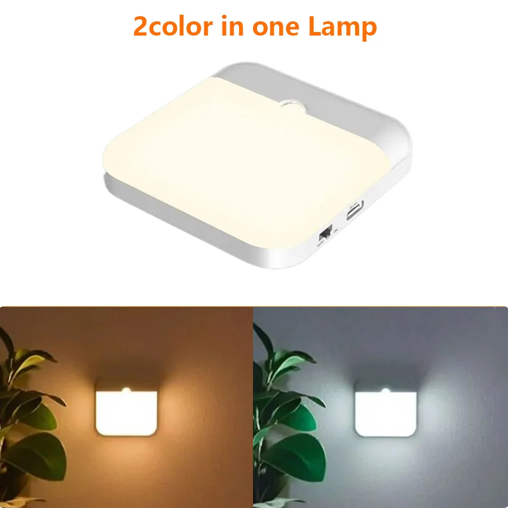 Wireless LED Motion Sensor Night Light for Easy Navigation - Smarsty