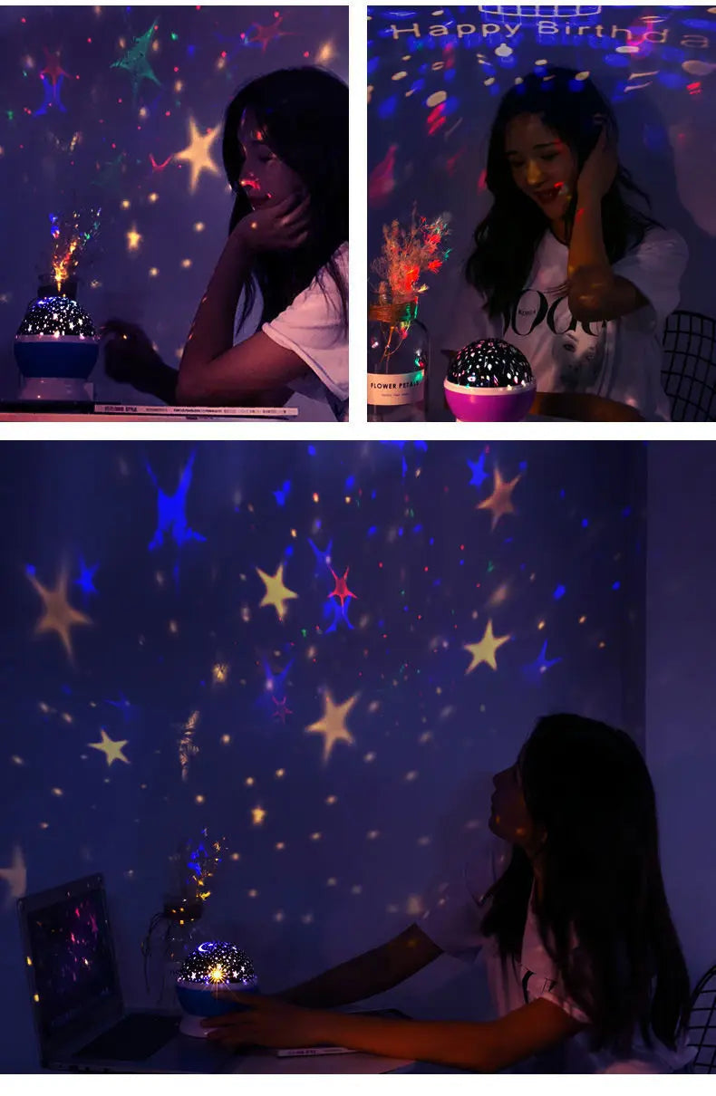 Starry Sky Projector Night Light for Baby Nursery - Smarsty
