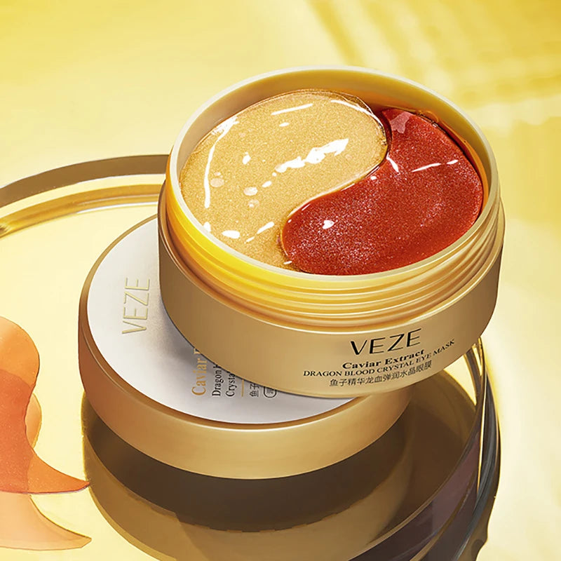 Gold Crystal Collagen Eye Masks for Dark Circles Relief - Smarsty
