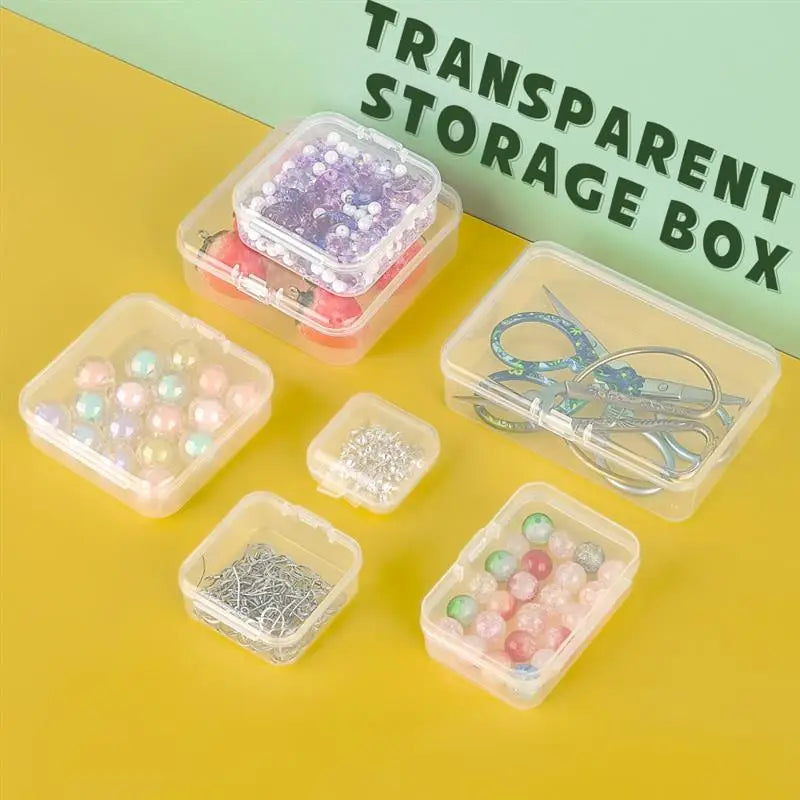 Translucent Plastic Jewelry Storage Box Set - Smarsty