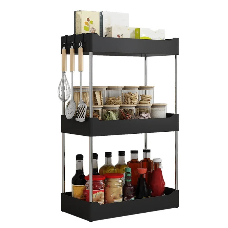 1Pc Kitchen Spice Storage Rack Multi-Functional Countertop Seasoning Storage Rack Household Multi-Layer Corner Shovel Kitchen Ut by Smarsty