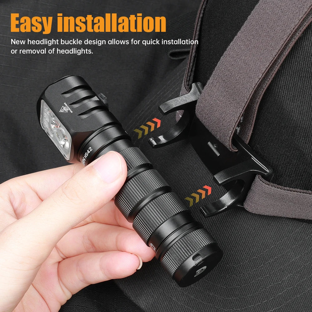 SOFIRN HS42 Headlamp 2100lm 18650 EDC USB C Rechargeable with Power Bank Flashlight SST40 LED Torch with Magnetic for Camping