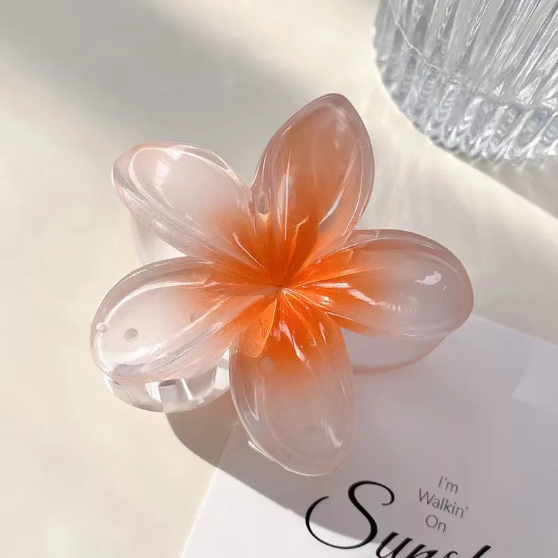 Gradient Flower Hair Clips Set for Beach Styles - Smarsty