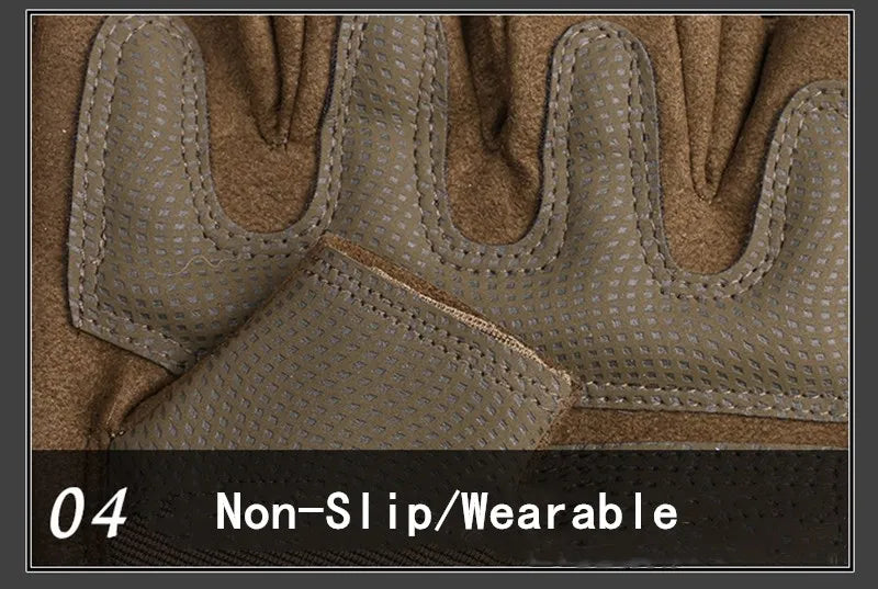 Men's Hard Knuckle Fingerless Gloves for Combat and Hunting - Smarsty