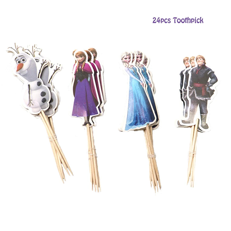 Frozen Princess Birthday Party Tableware Set - Smarsty
