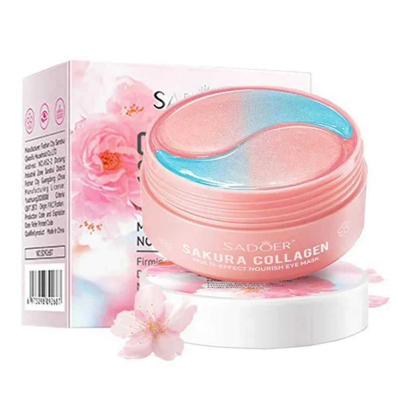 SADOER Sakura Collagen Eye Masks for Dark Circles Relief - Smarsty