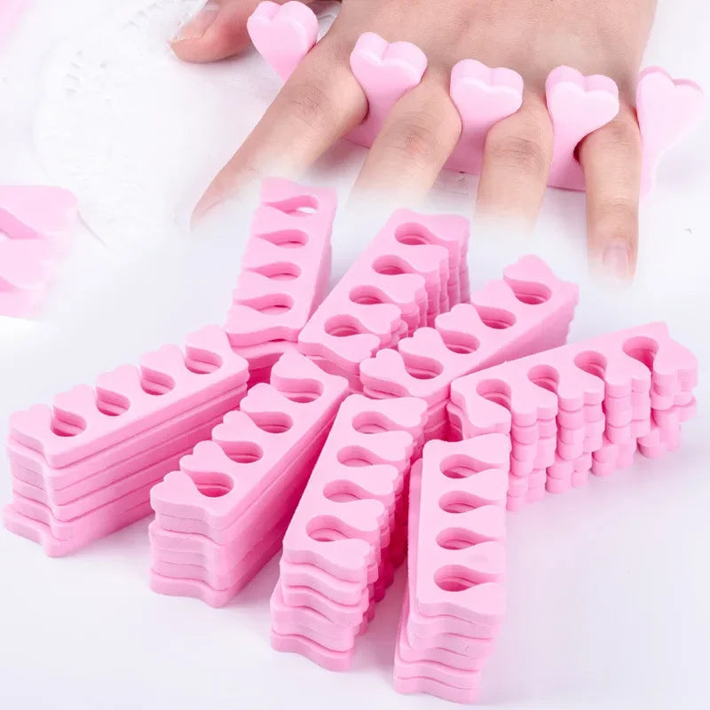 Soft Sponge Nail Art Toe Separators for Perfect Pedicures - Smarsty