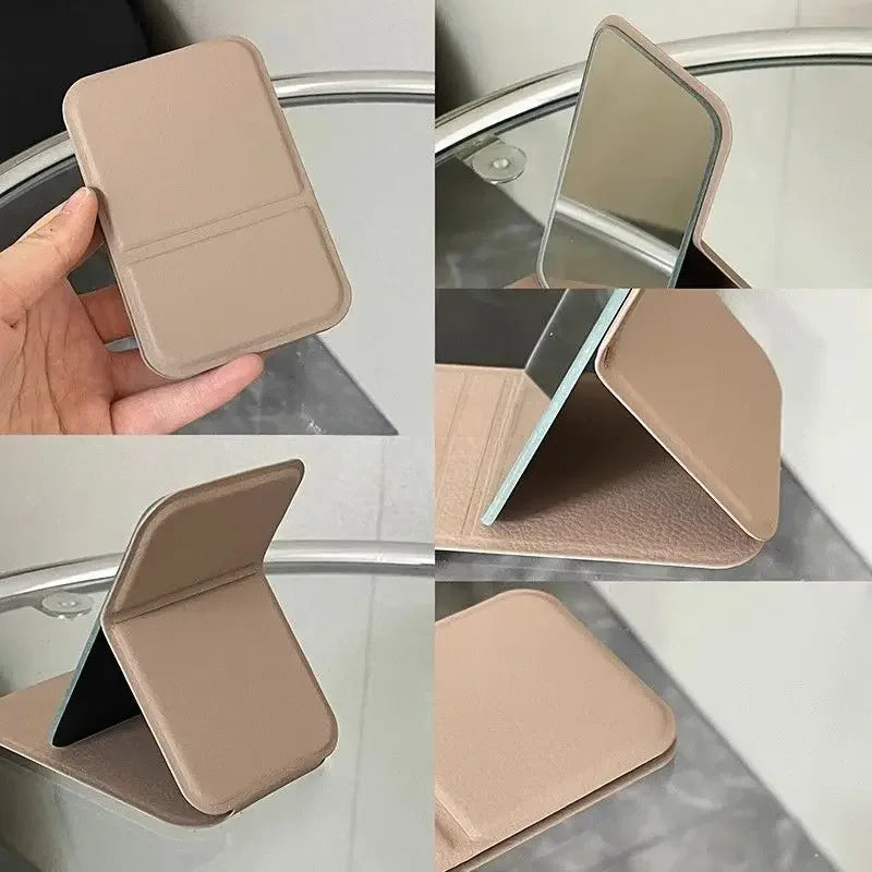 Portable Handheld Makeup Mirror with Cute Design - Smarsty
